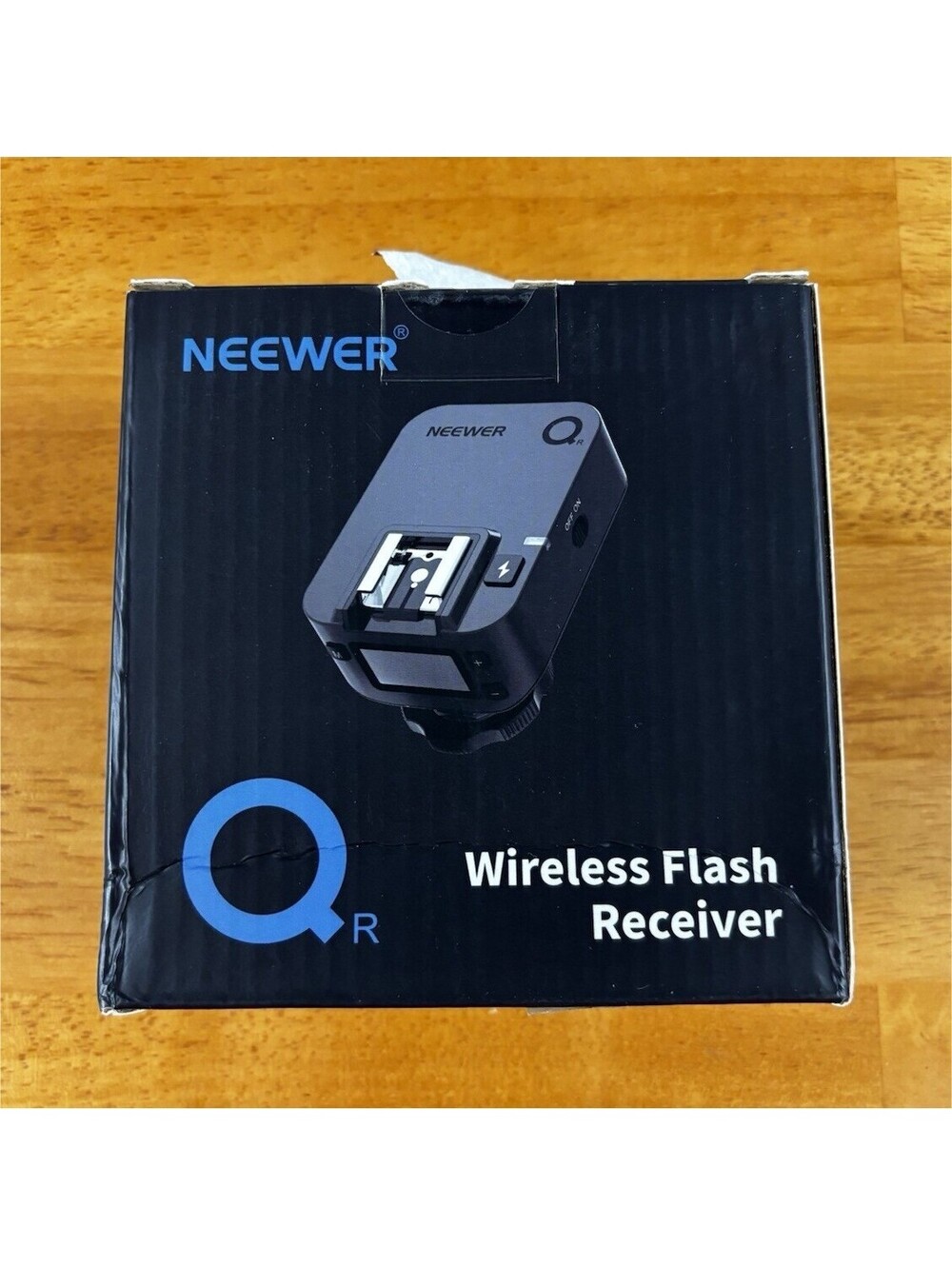 Neewer QR 2.4GHz Wireless Flash Receiver Hot Shoe LCD 80-100m Range Open Box